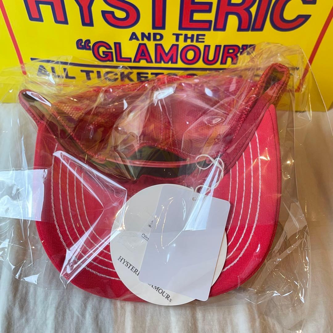 ヒステリックグラマー SPEEDSTAR メッシュキャップ レッド