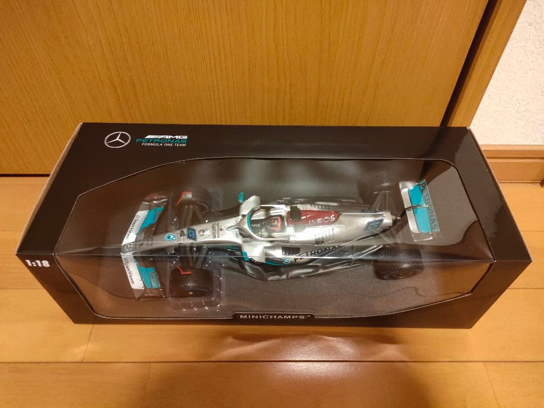 F1ミニカー1/18メルセデスAMG　ジョージラッセル モナコGP2022