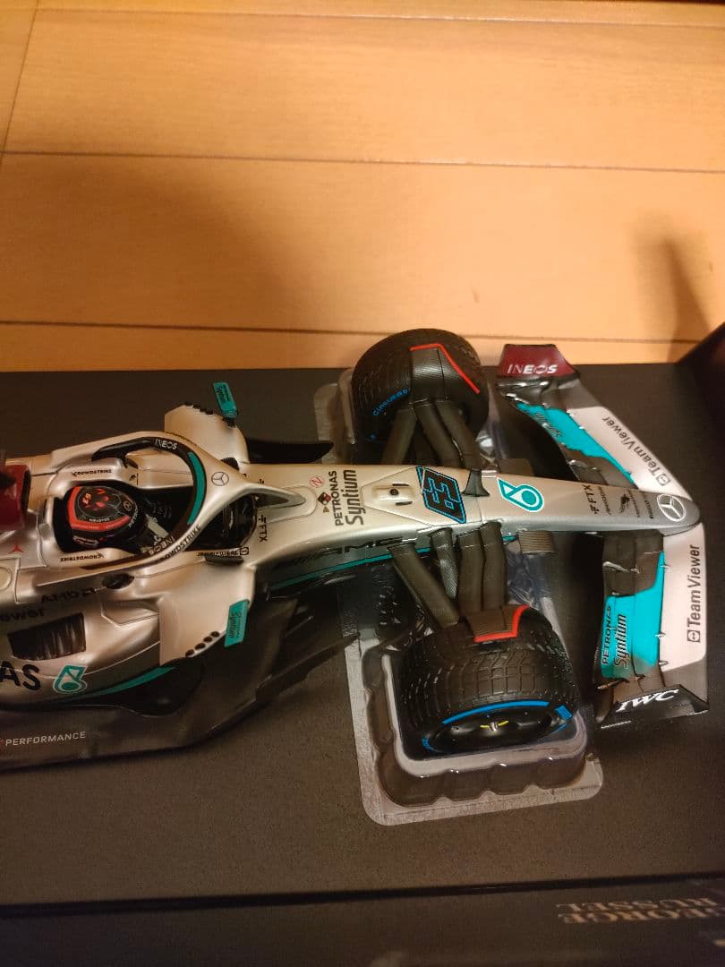 F1ミニカー1/18メルセデスAMG　ジョージラッセル モナコGP2022
