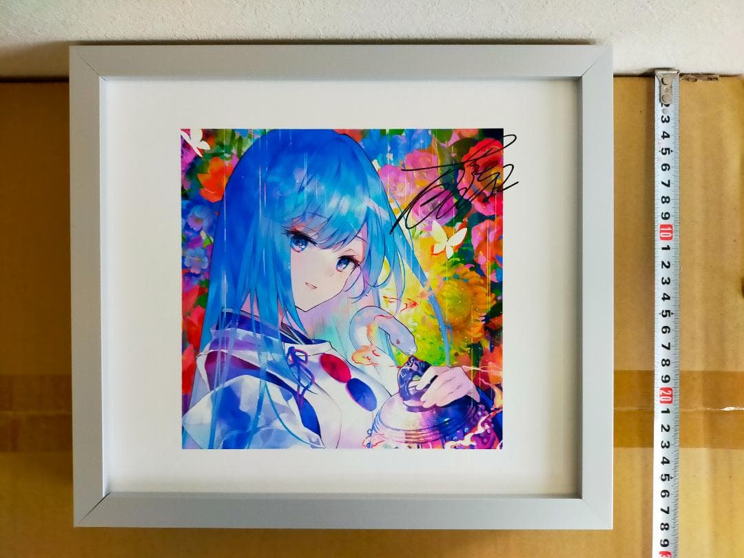 藤ちょこ　直筆サイン入り FaceGlam + ポストカード　白拍子花子　3