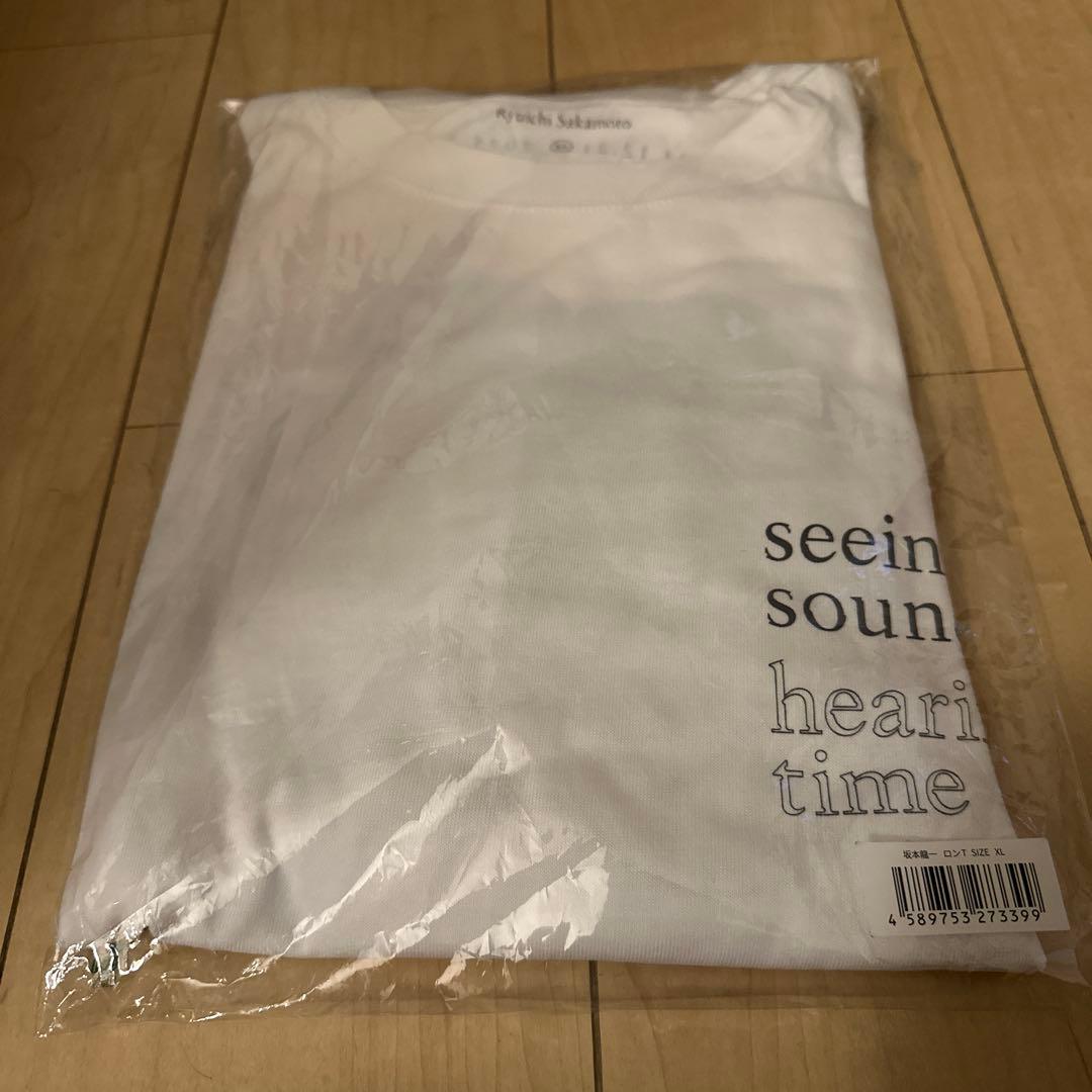 【希少品.XLサイズ.未開封】坂本龍一 音を視る時を聴く 長袖Tシャツ（ロンT）