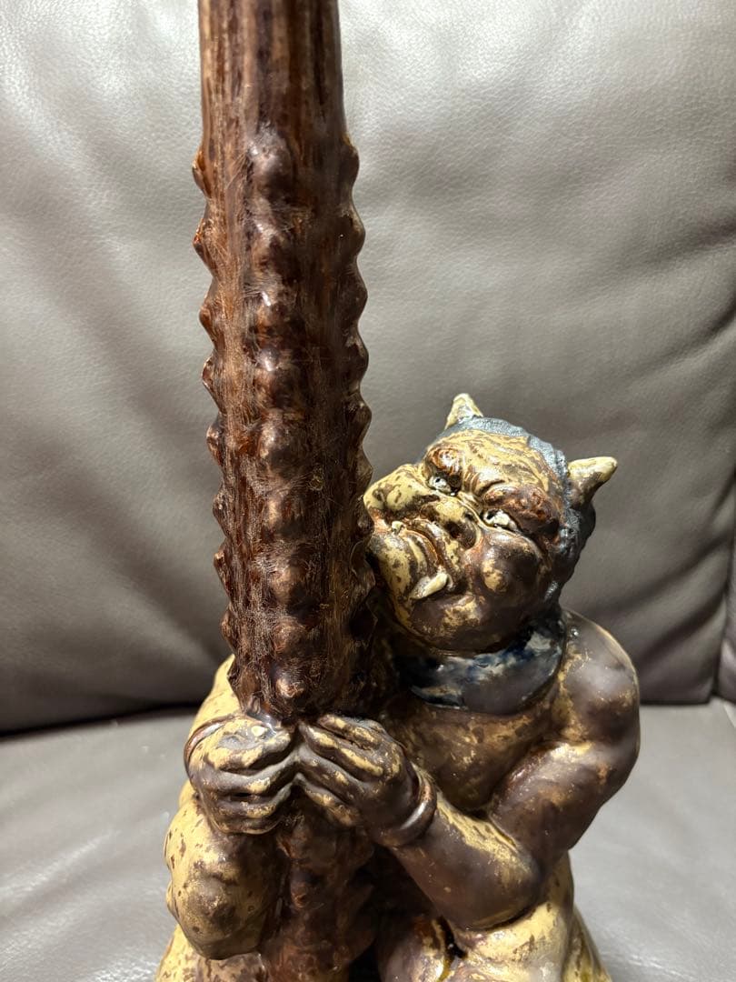 鬼と金棒　置物