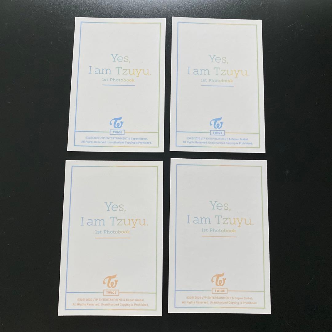TWICE Yes,I am Tzuyu 初回特典トレカ ツウィ4枚セット レア