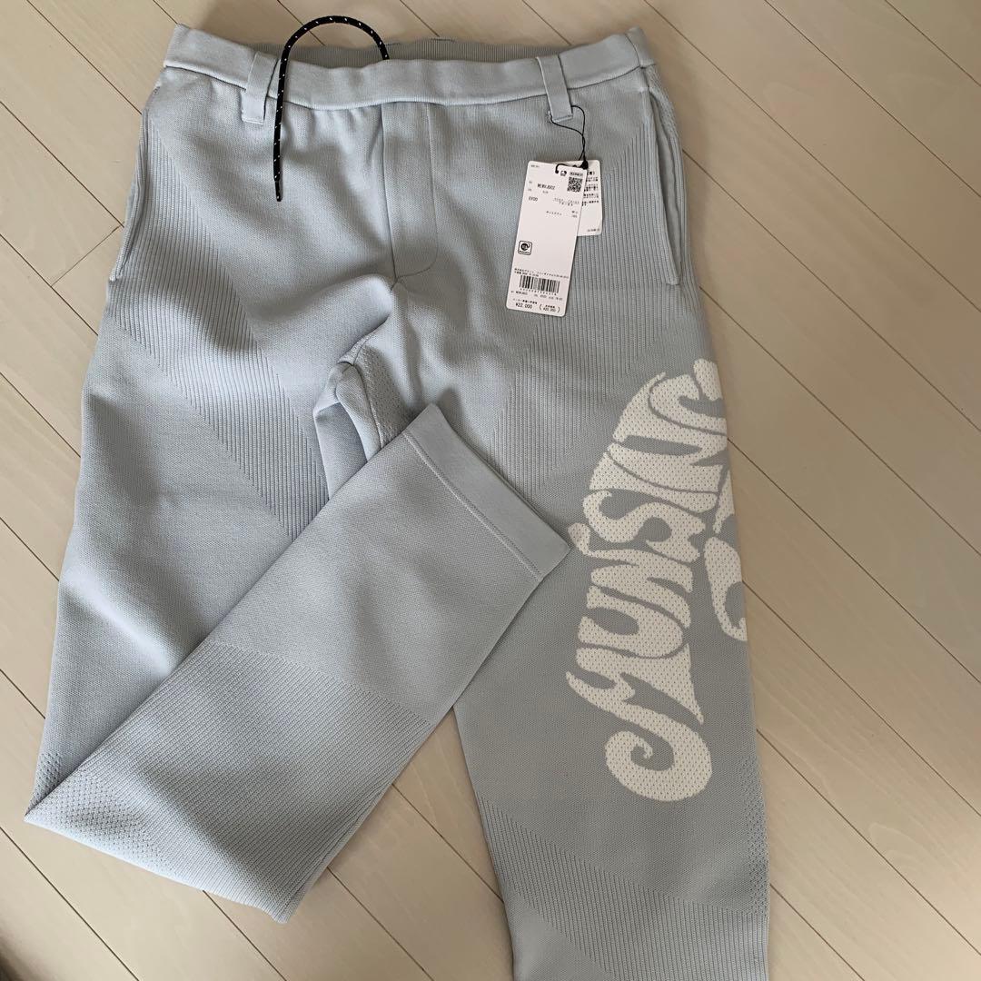 グレー ストレッチパンツ Mサイズ ロゴ入り　値下げ