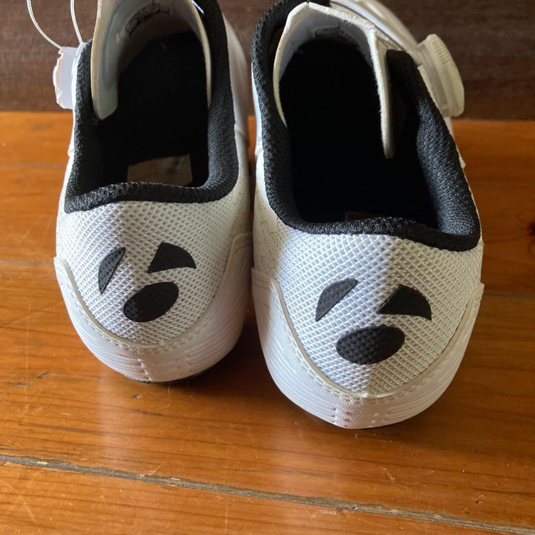 Bontrager ホワイト 自転車シューズ　クリート　クリートカバー付き