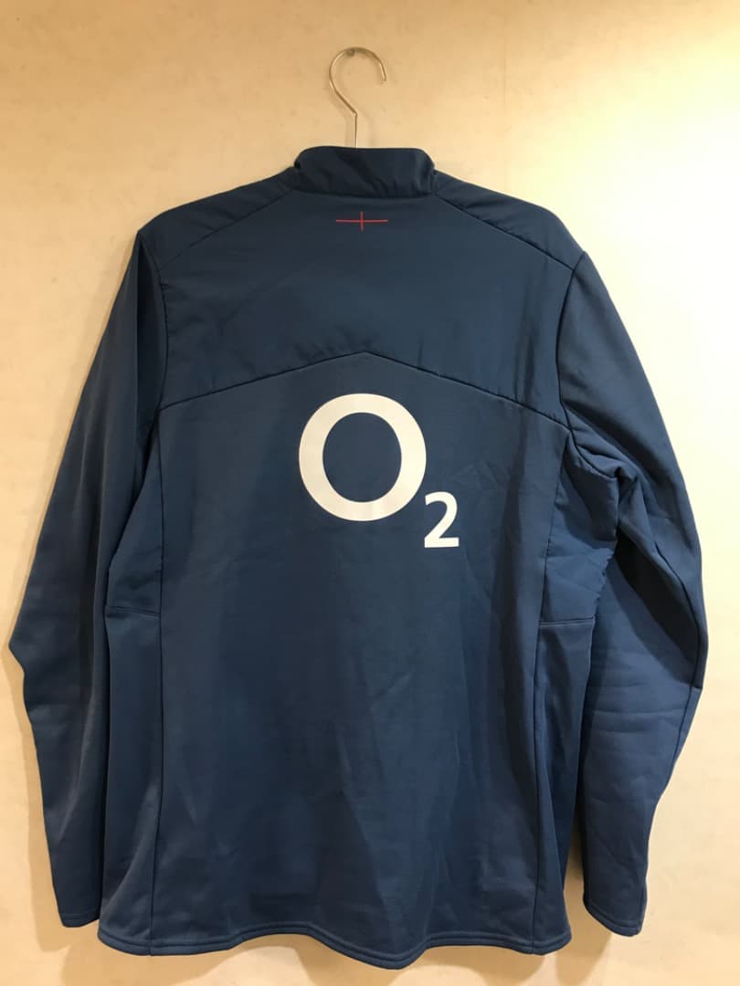 ラグビー イングランド代表 アンブロ アンセムジャケット 1/2 ジップ
