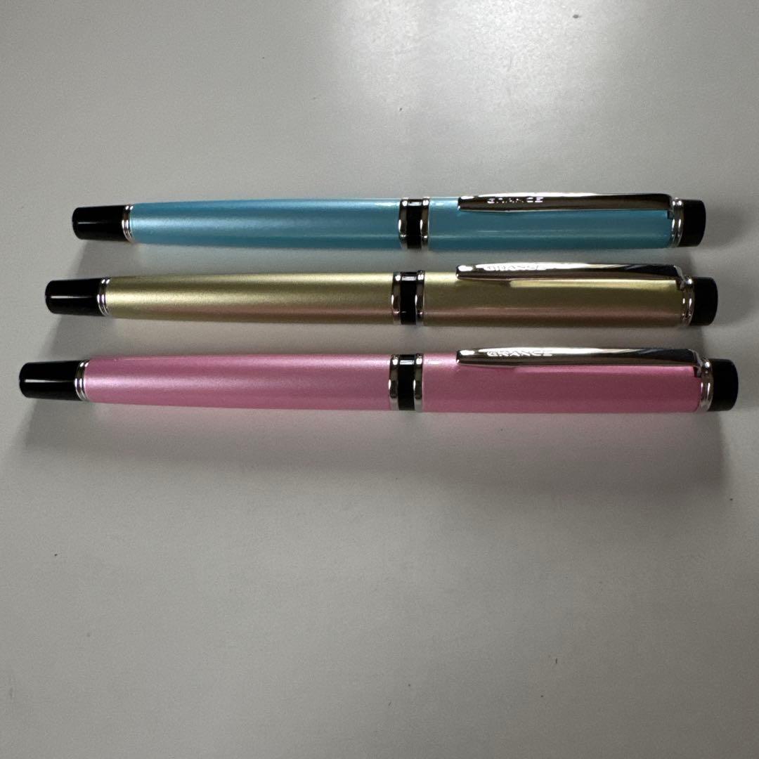パイロット　限定万年筆　グランセ　ブルースター　スプリンググリーン　もも