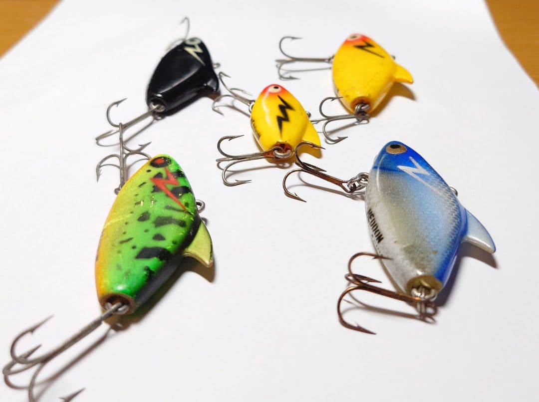 ヘドン　スーパーソニック　５個セット オールドルアー