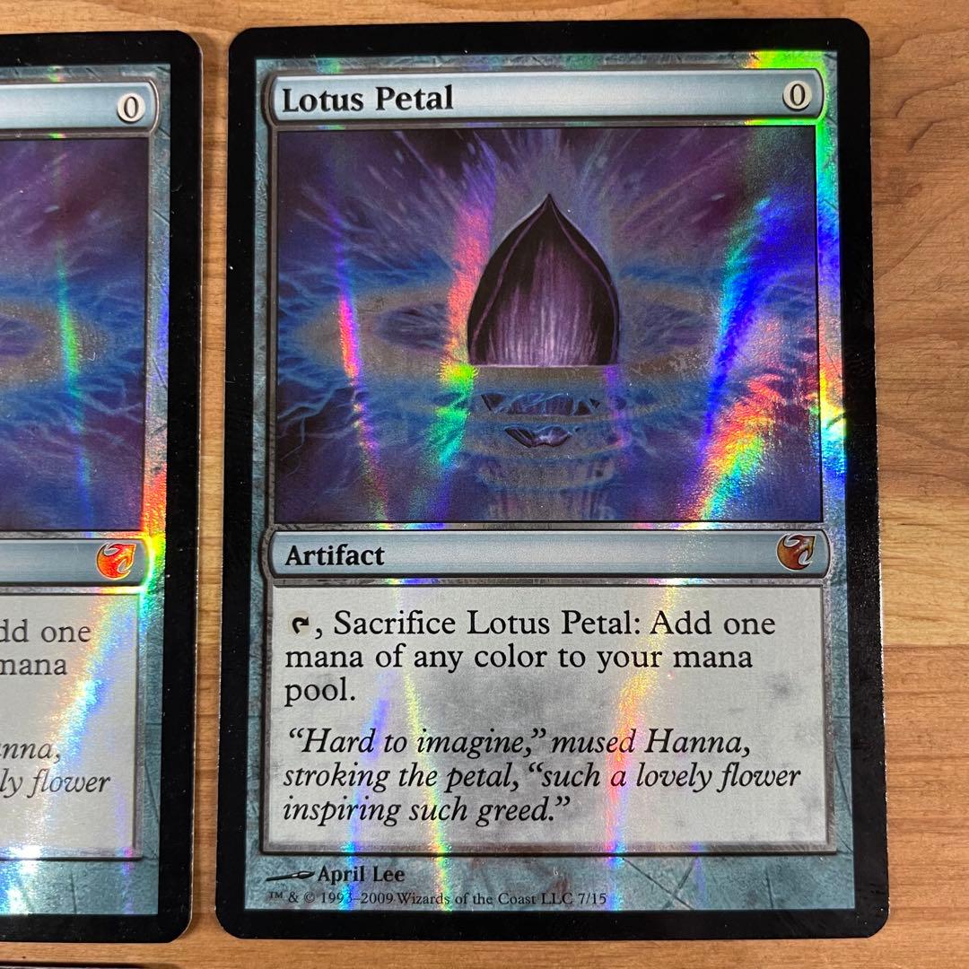 水連の花びら foil 英語 4枚