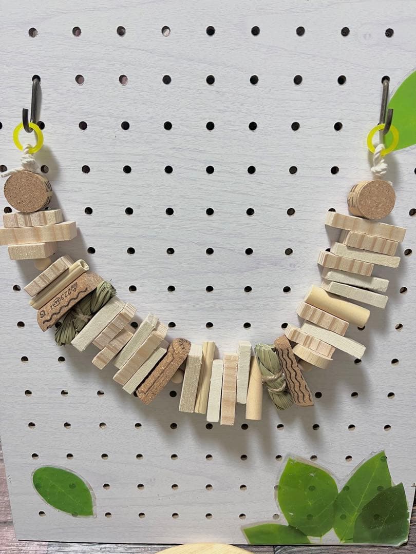 鳥おもちゃ　インコおもちゃ　少し長めの破壊系おもちゃ　バードトイ