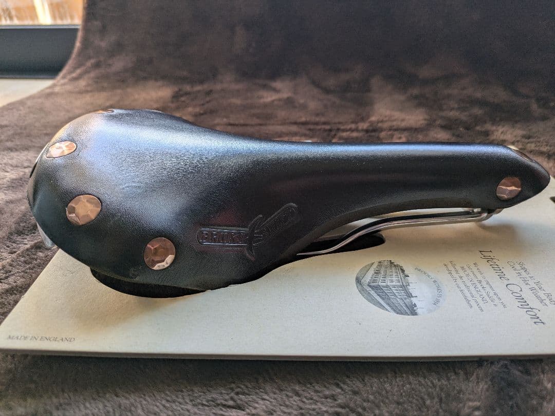 Brooks Swift ブルックス スイフト 銅鋲　天然皮革　箱付き