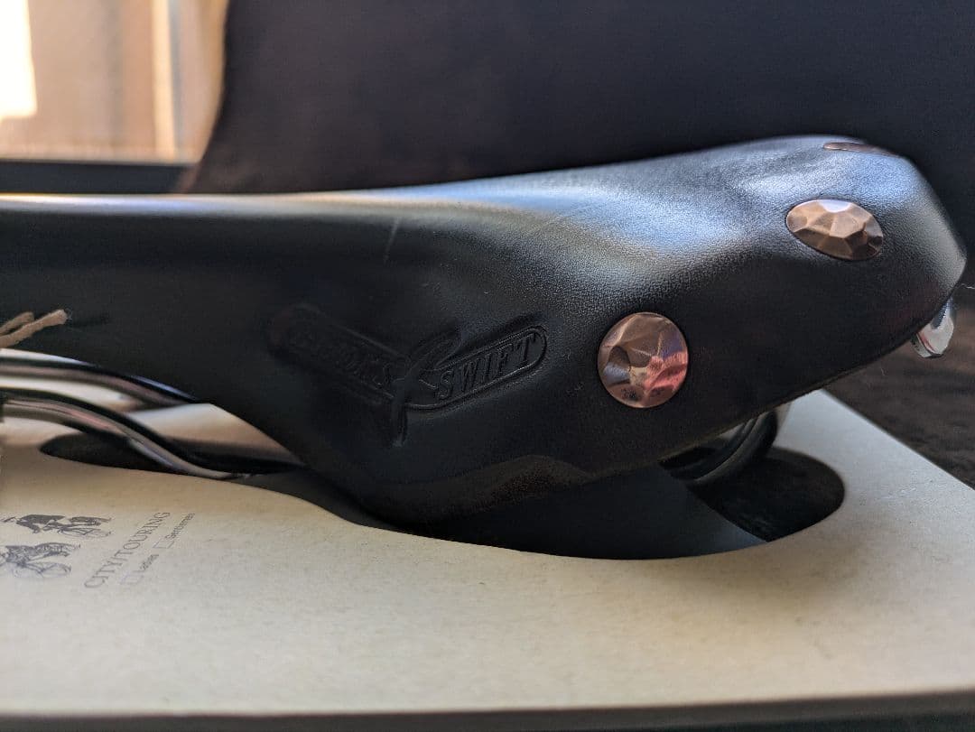 Brooks Swift ブルックス スイフト 銅鋲　天然皮革　箱付き