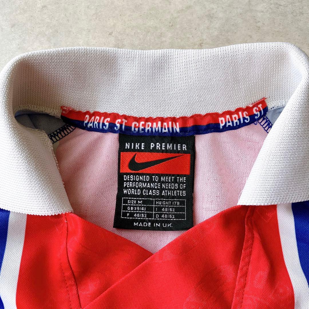k 90s NIKE パリ・サンジェルマン ゲームシャツ ユニフォーム
