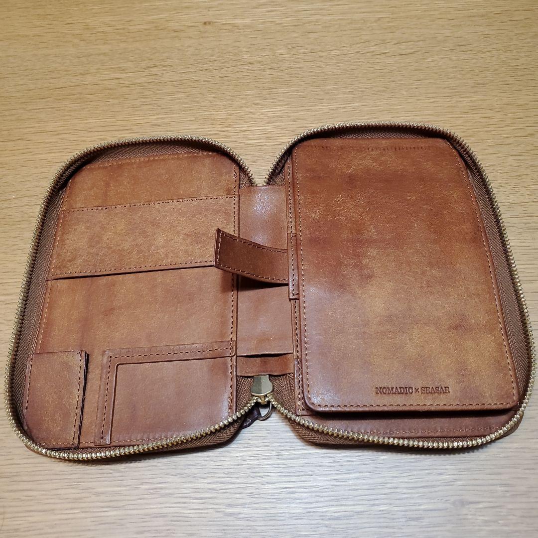 しーさーコラボペンケース SY-06 プエブロ ブラウン レザー 筆箱 箱なし