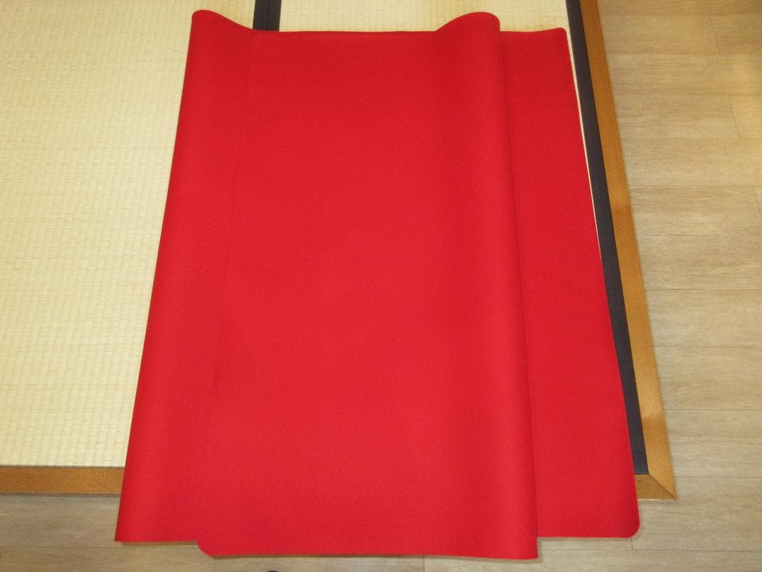 専用です 送料込【逢絢亭】茶道具 天壇毛氈 赤 大幅サイズ 日本フェルト製 紙箱