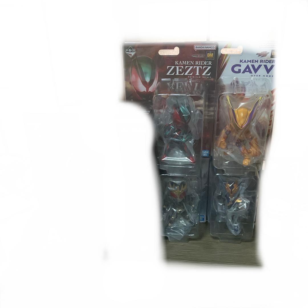 一番くじ　仮面ライダー　クウガ　クローズ　ゼッツ　ガヴ　B C D