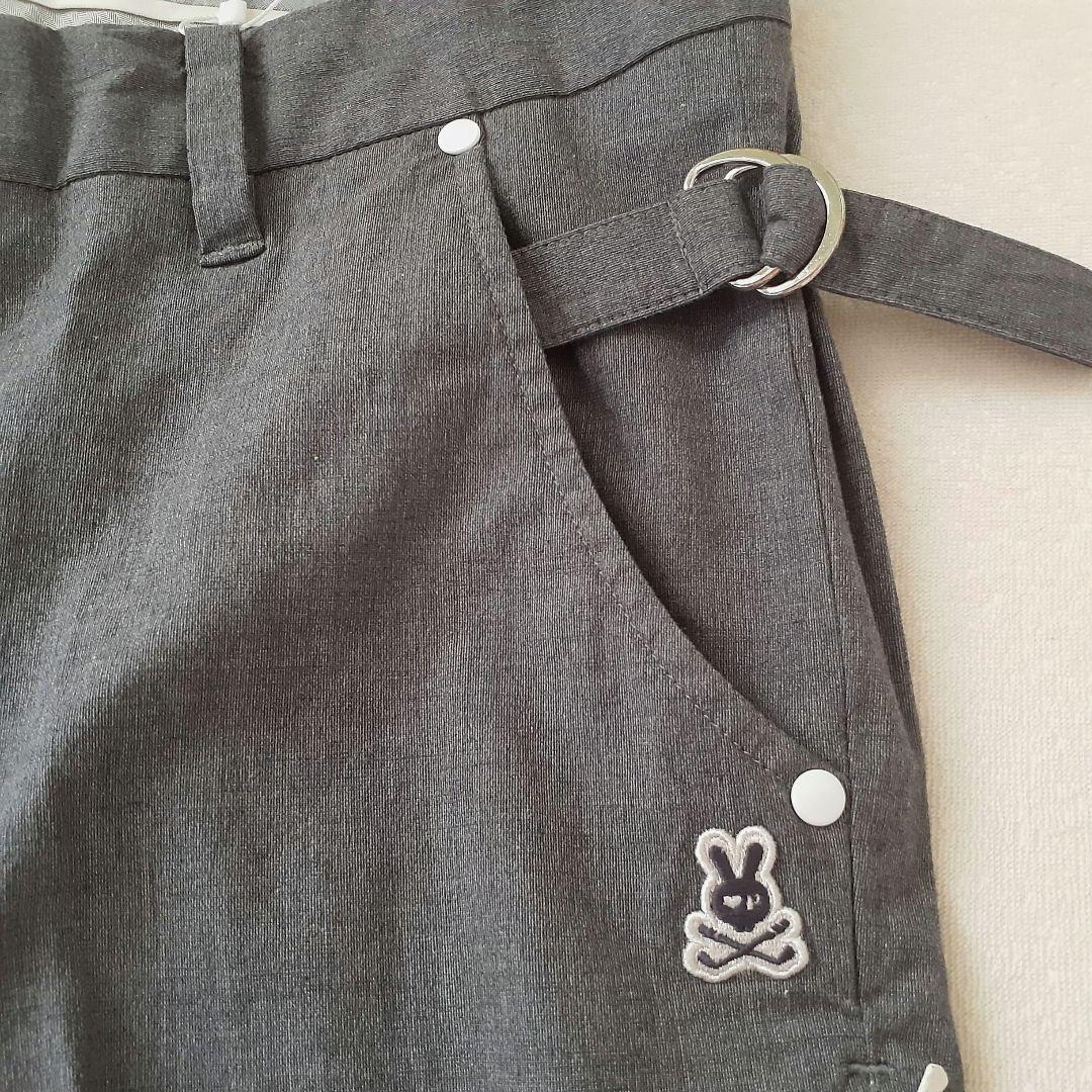 【未使用 】 パーリーゲイツ　レディース ゴルフウェア パンツ　グレー