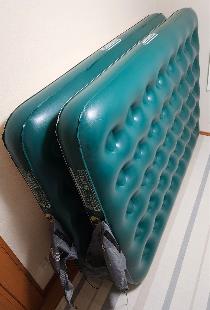 2個セット Coleman エアーマットレス ダブル 約189×138×19cm