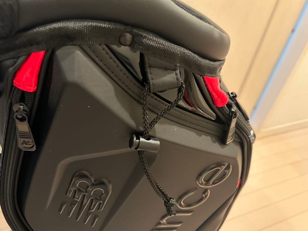 New Balance キャディバッグ ブラック/レッド