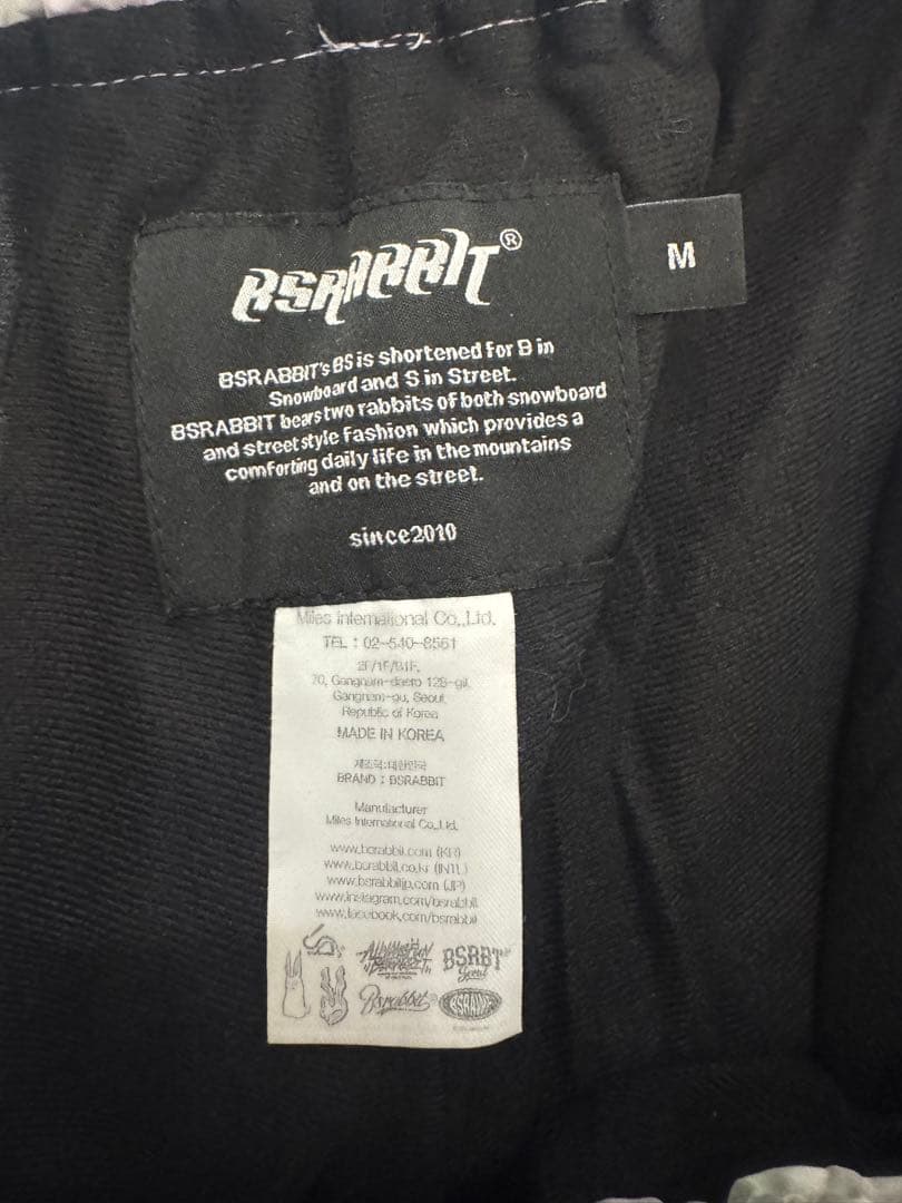 セール！【M】ビエスラビットパンツ　BSRABBIT 　スノーボードウェア