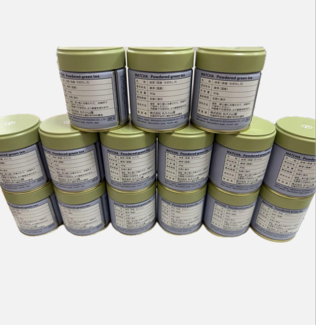 丸久小山園抹茶 5種×3セット（全15缶）千本の白 又玄 雲鶴 金輪 和光