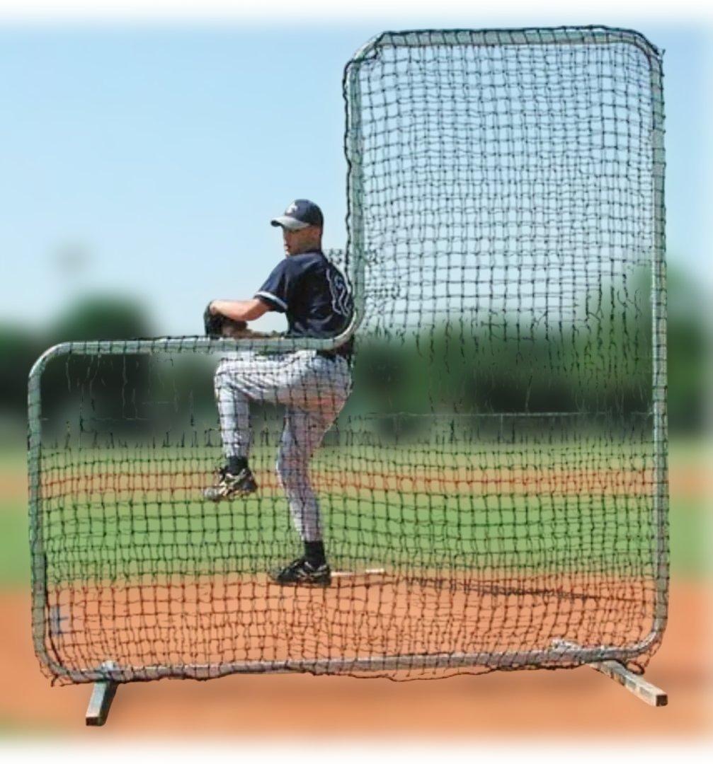 L字型防球ネット 野球練習用