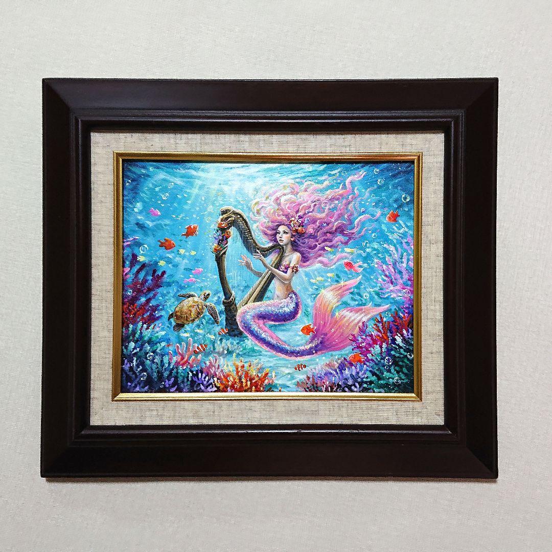 チ*ケ様 【美しい音色】アクリル画 F3 風景画 絵画