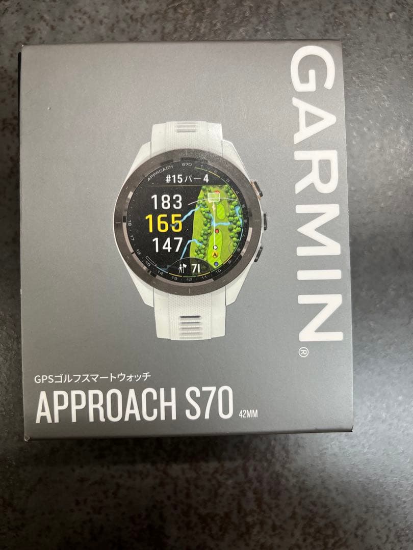 GARMIN APPROACH S70 42mm GPSゴルフウォッチ