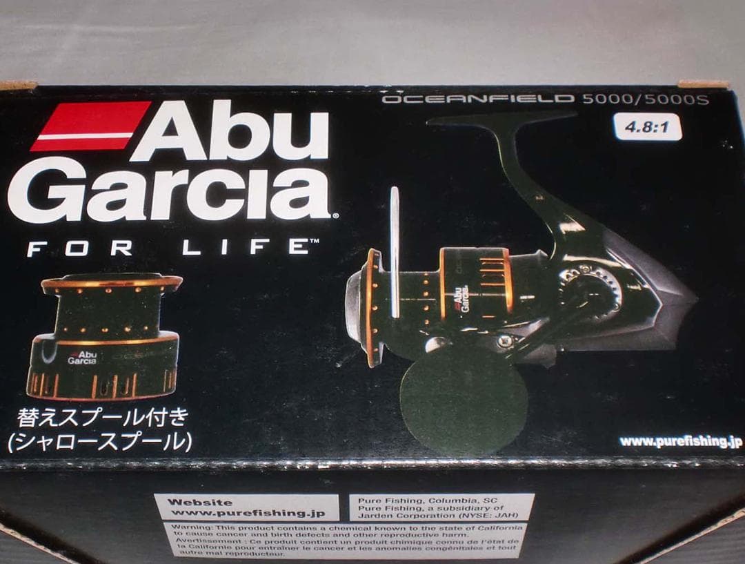 アブガルシア　オーシャンフィールド≪５０００／５０００Ｓ≫浅溝スプール付き　新品