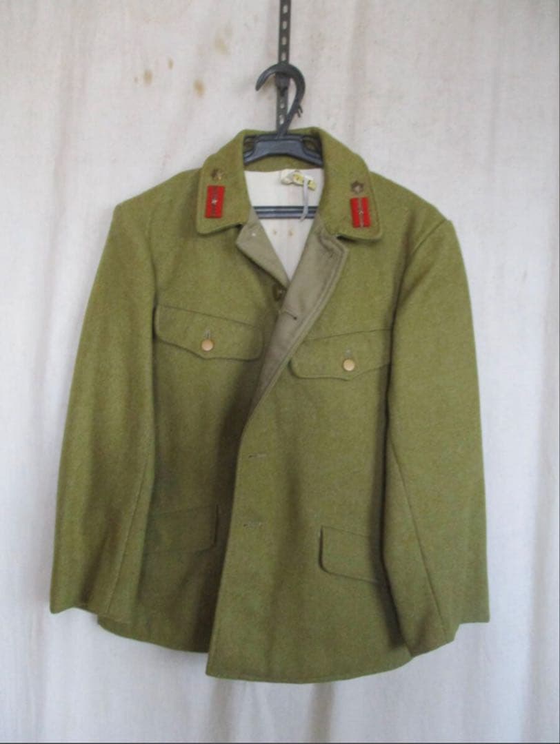 九八式軍衣　軍袴　憲兵　伍長　襟章　実物　セット　初期カーキ　五號