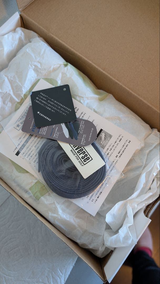 【コンバース】ワンスター　ゴルフシューズ　23㌢　紺系