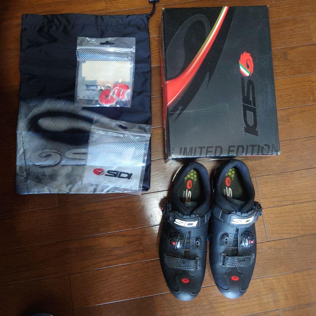 SIDI エルゴ5 ビンディングシューズ 黒 セット おまけ付(踵パーツ予備)