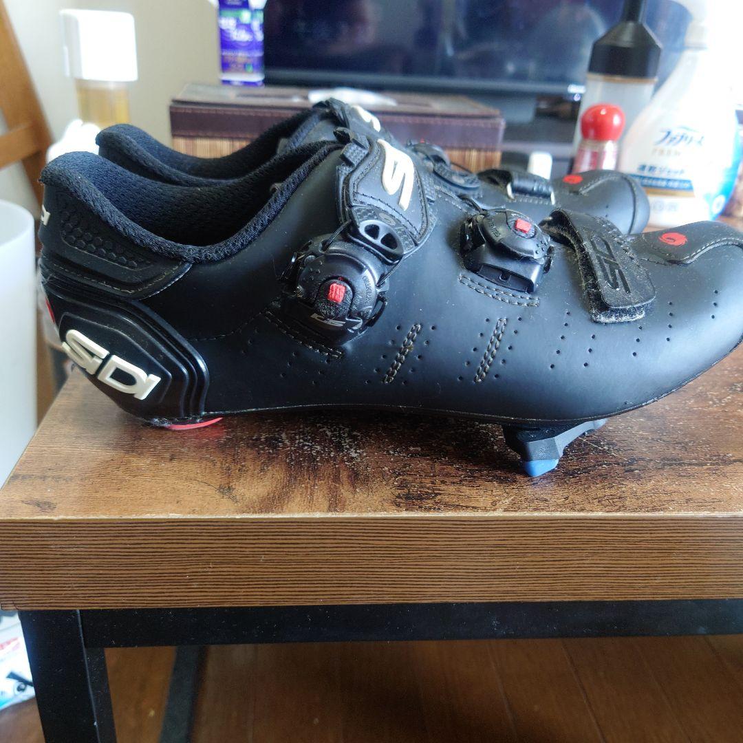 SIDI エルゴ5 ビンディングシューズ 黒 セット おまけ付(踵パーツ予備)