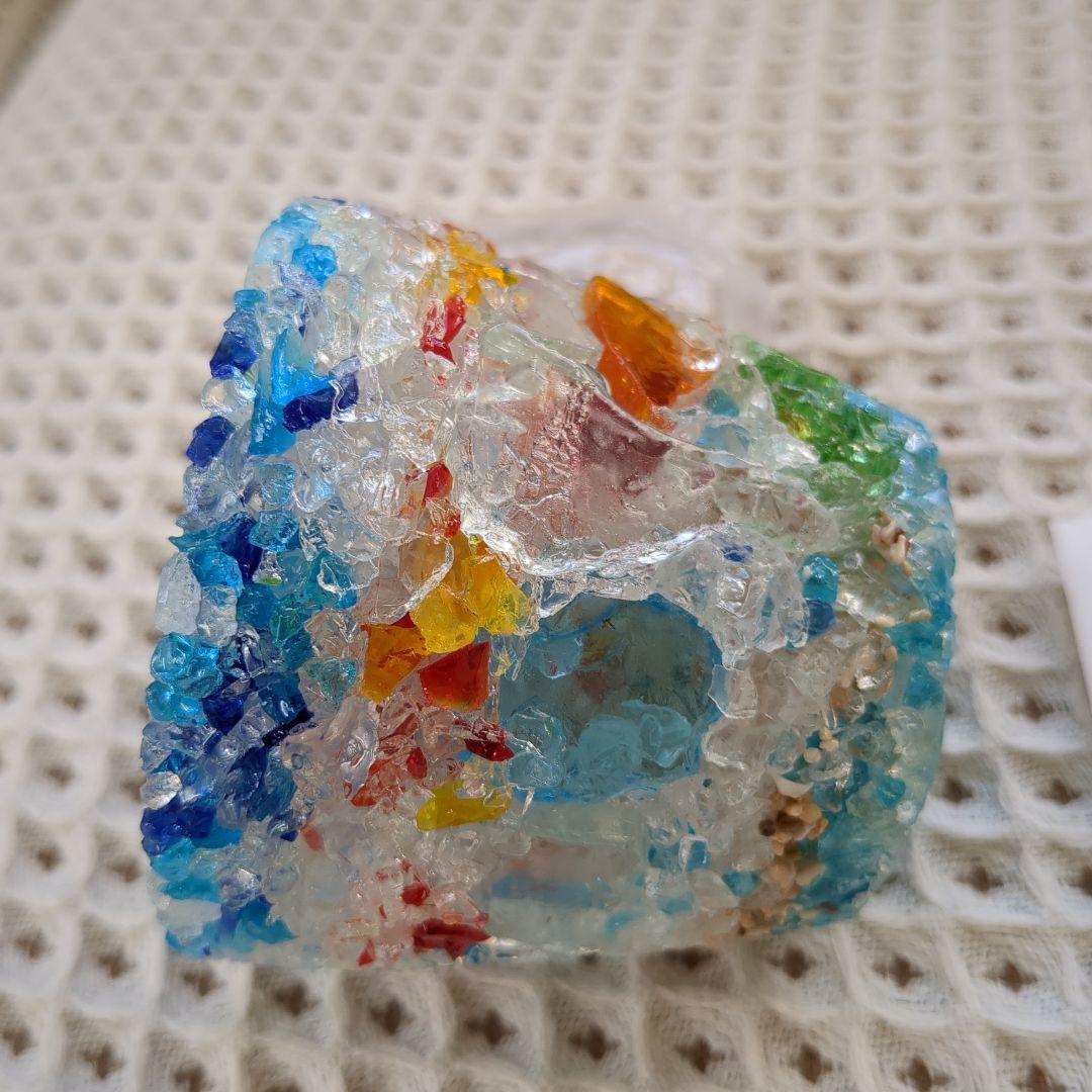 ガラス細工（沖縄の）サイズ（7.5cm×6.5cm）