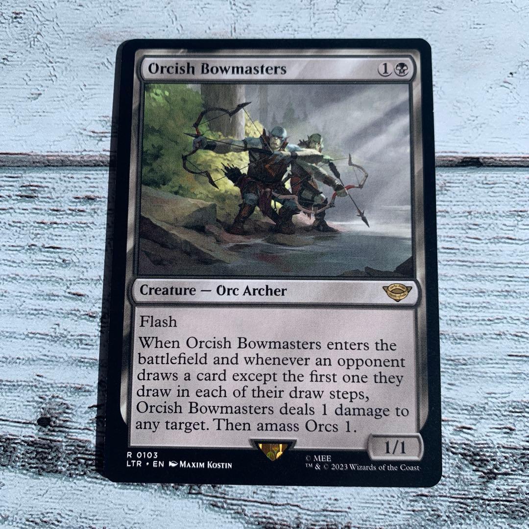 Orcish Bowmasters オークの弓使い英4 トークン付き引退品