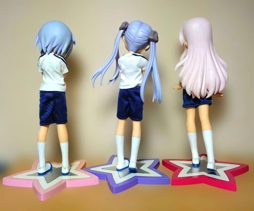 フリーイング らき☆すた 柊かがみ 柊つかさ 高良みゆき 1/4 フィギュア