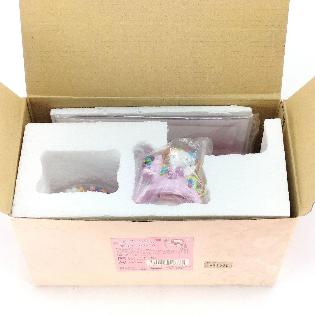 当時物 ハローキティ フォトフレーム レトロ レジン製 ユニコーン サンリオ