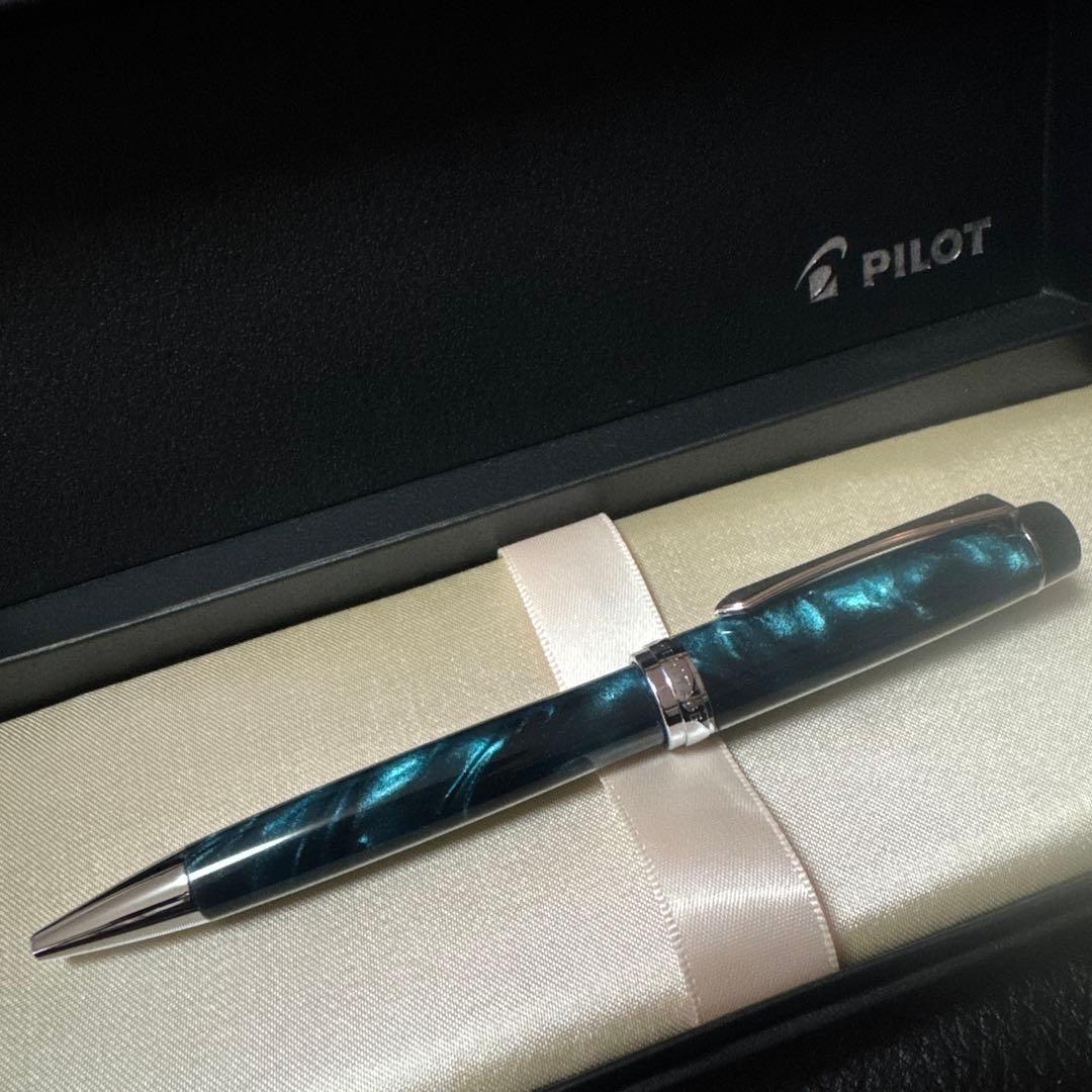 【新品】PILOT カスタムヘリテイジSE ボールペン マーブルブルー 付属完備