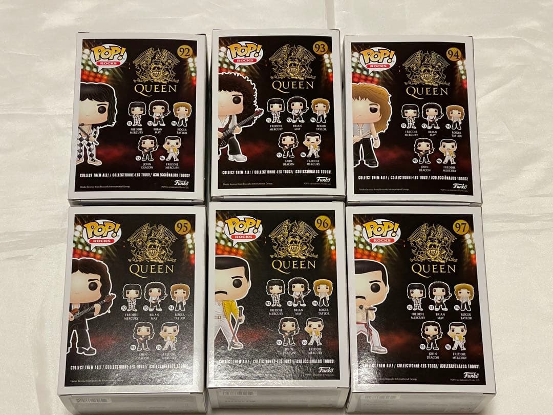 Queen ファンコ　フィギュア6体セット　Queen Funko