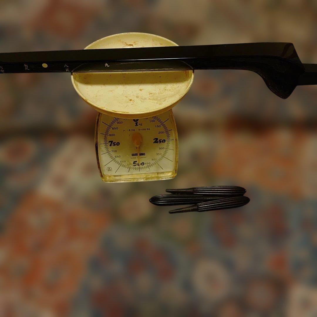 米須三線店 黒塗り強化二重貼り 500g 名店の高級三線