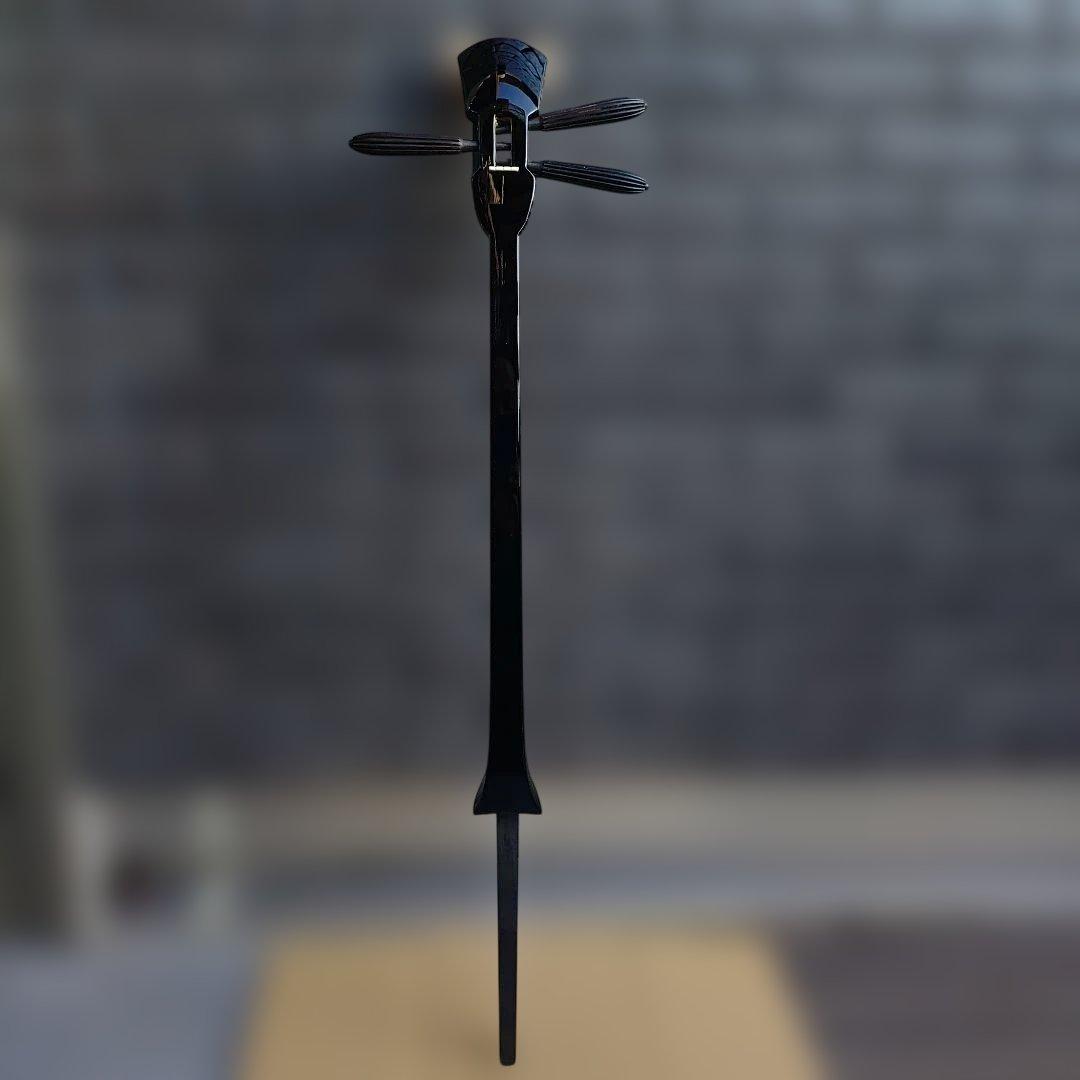 米須三線店 黒塗り強化二重貼り 500g 名店の高級三線