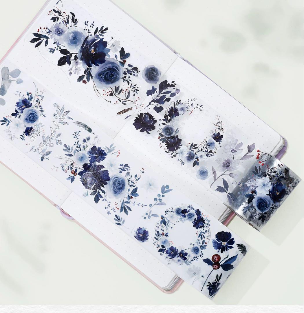 ⭐️SALE⭐️WT《霜色尽染》海外マスキングテープ　マステ 【2701】