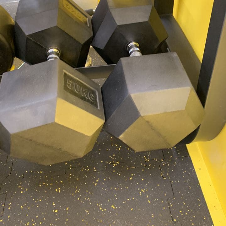 ラバーヘックス  ダンベル　　３７.5kg 2個