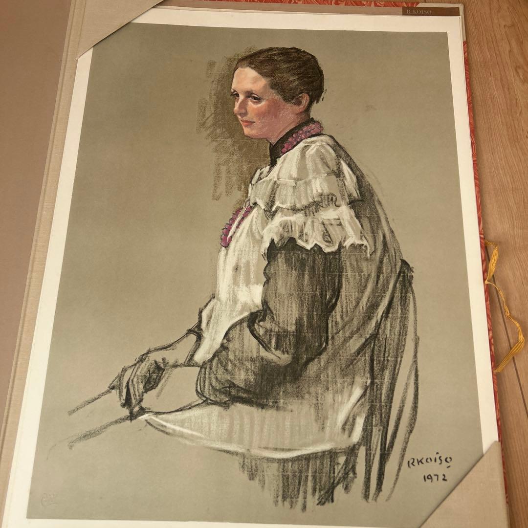 小磯良平｜パステル素描12葉｜デッサン集・画集資料・美術