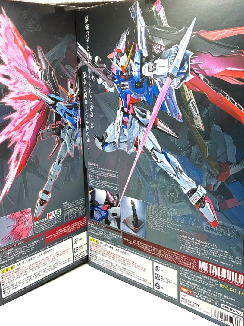 【まさ】L BUILD デスティニーガンダム & 光の翼セット