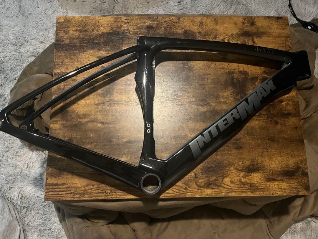 【ponkun】カーボンフレーム xs 【ジャンク】