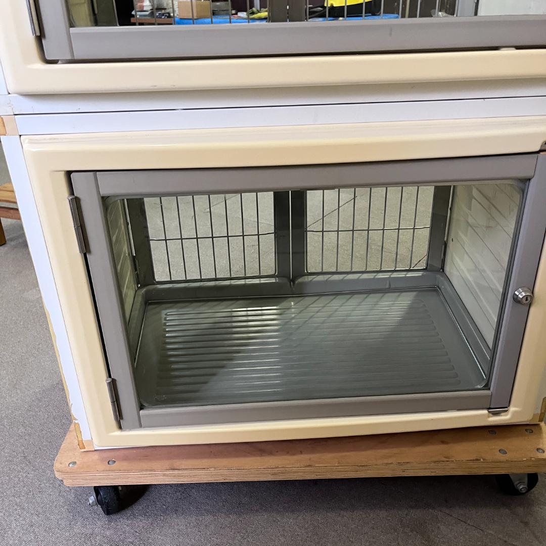 みかん 46 ボンビアルコン ペットマンション 1段分 グレー 業務用