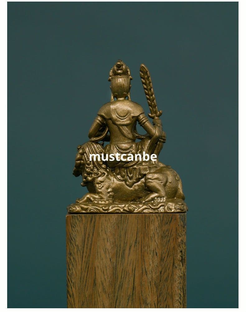 仏教美術 仏像 文殊菩薩仏像 銅製品 工芸品 置物