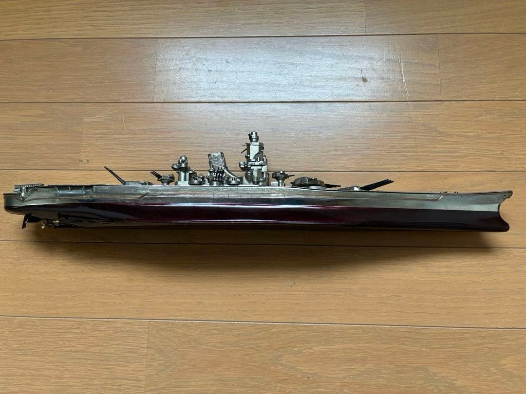 【希少ジャンク】戦艦大和 金属模型 約47cm 現状品 本体のみ
