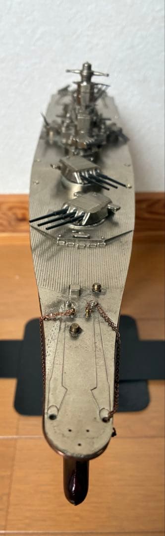 【希少ジャンク】戦艦大和 金属模型 約47cm 現状品 本体のみ